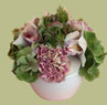 rond tafelstuk met orchidee